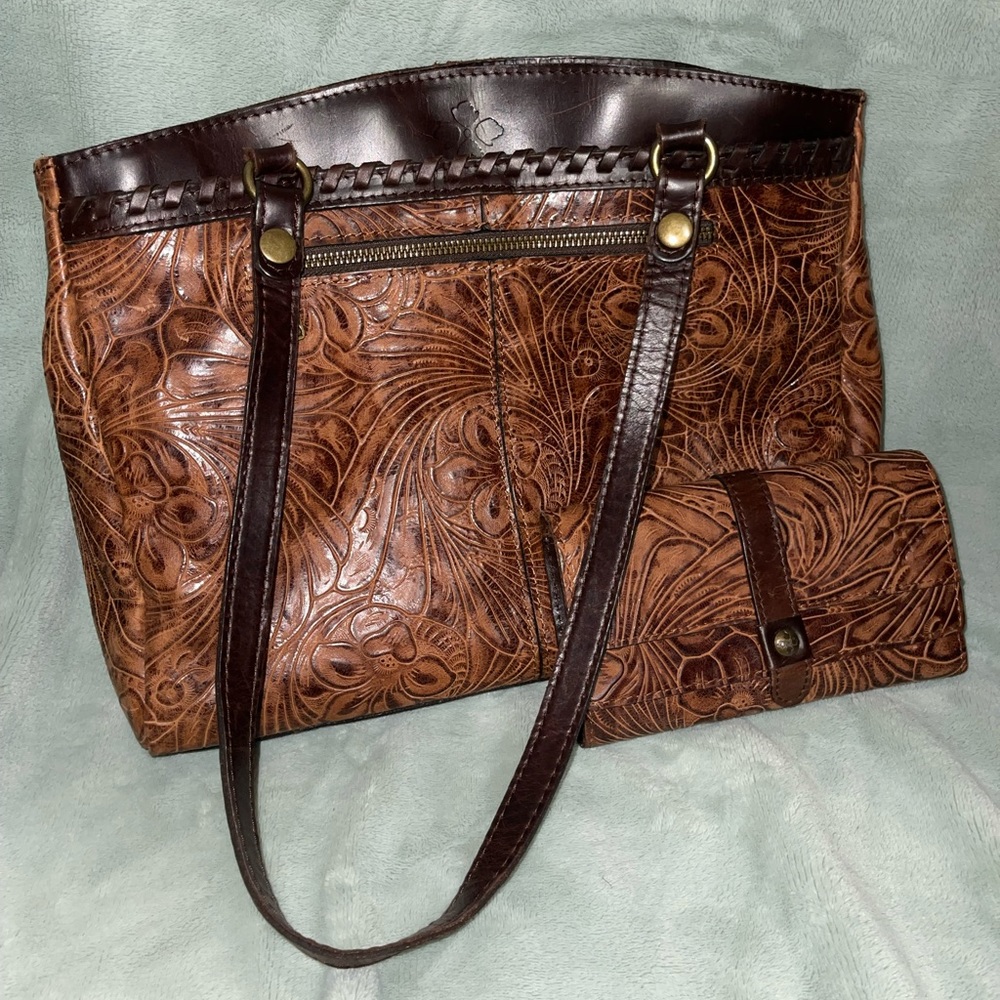 PATRICIA NASH PURSE W/ MATCHING WALLET